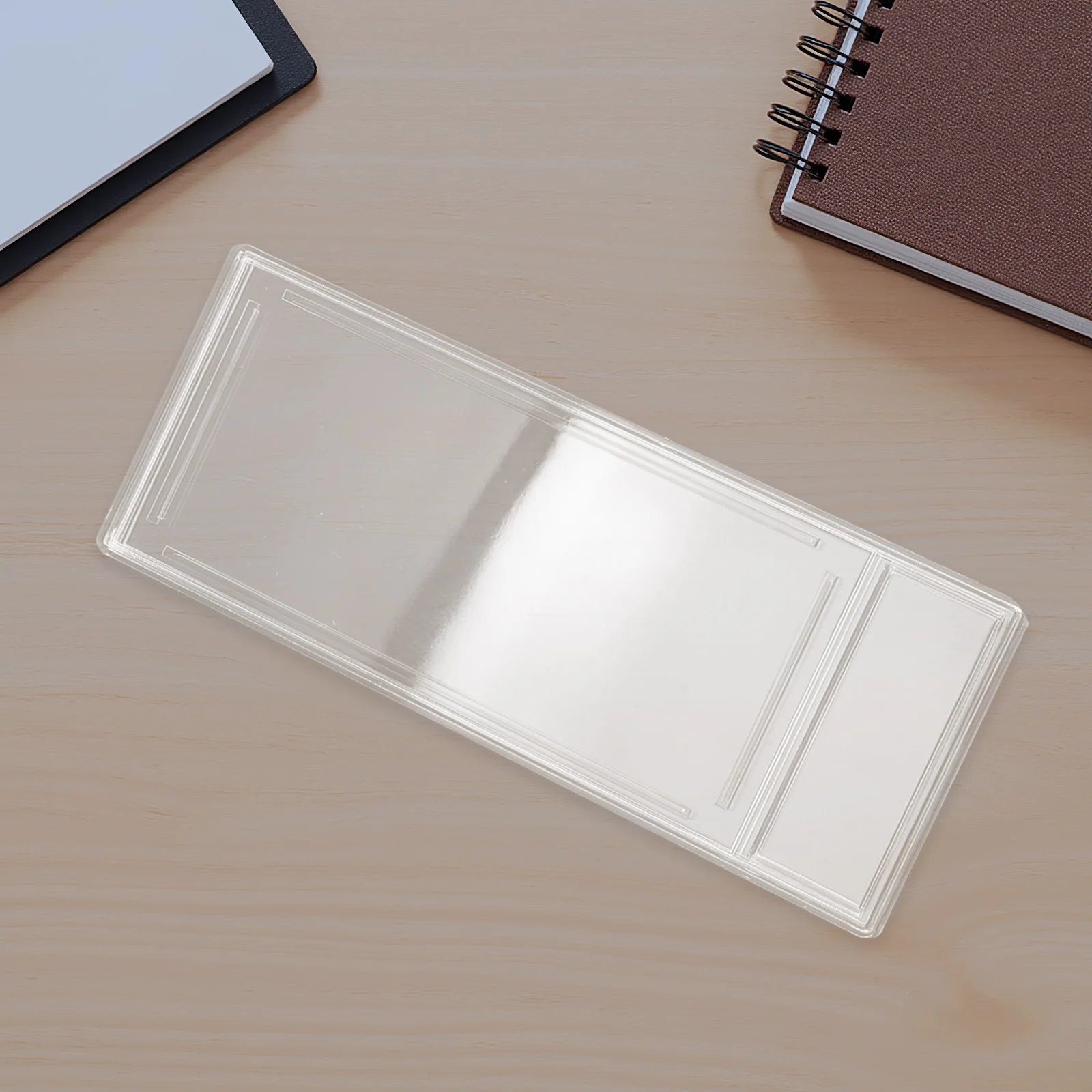 

5Pcs Card Holder Case Transparent 166x80mm Hard Plastic Display Box for Game Baseball Cards Dual Side Visibility