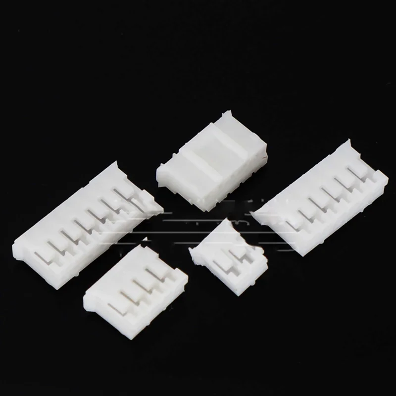 PH2.0 rubber shell white plugs 2P, 3P, 4P, 5P, 6P, 7P, 8P, 10P, 12P, 100 pieces per set