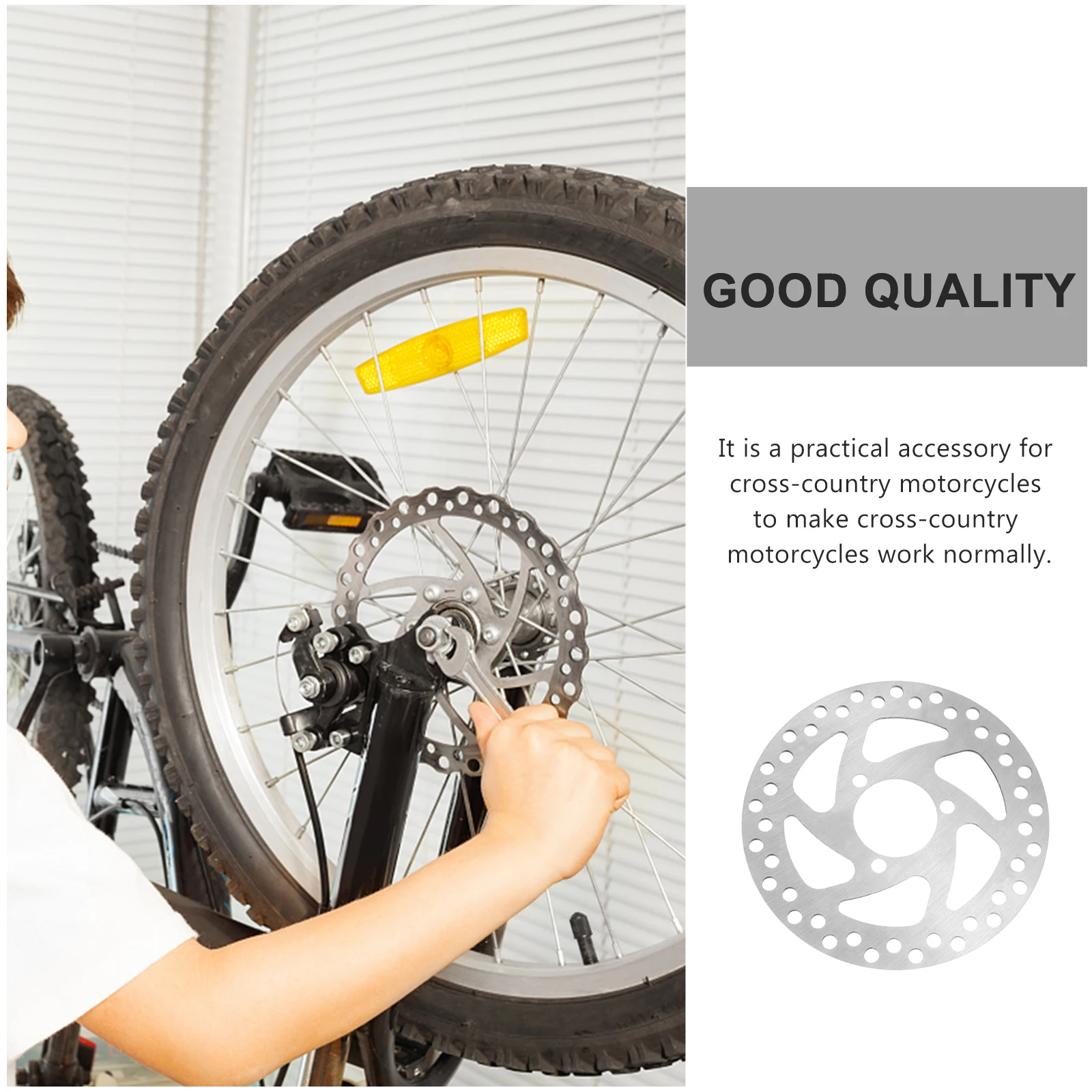 

High Quality Motorcycle Disc Brake Rotor Durable Motocross Accessories Smooth Surface Professional Part Supplies