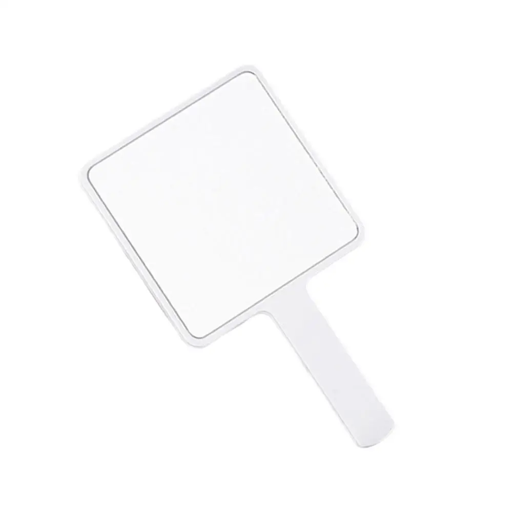 Extension Handheld Makeup Mirror Square Makeup Vanity Mirror With Mirror Compact Mirrors Hand Handle B9I5