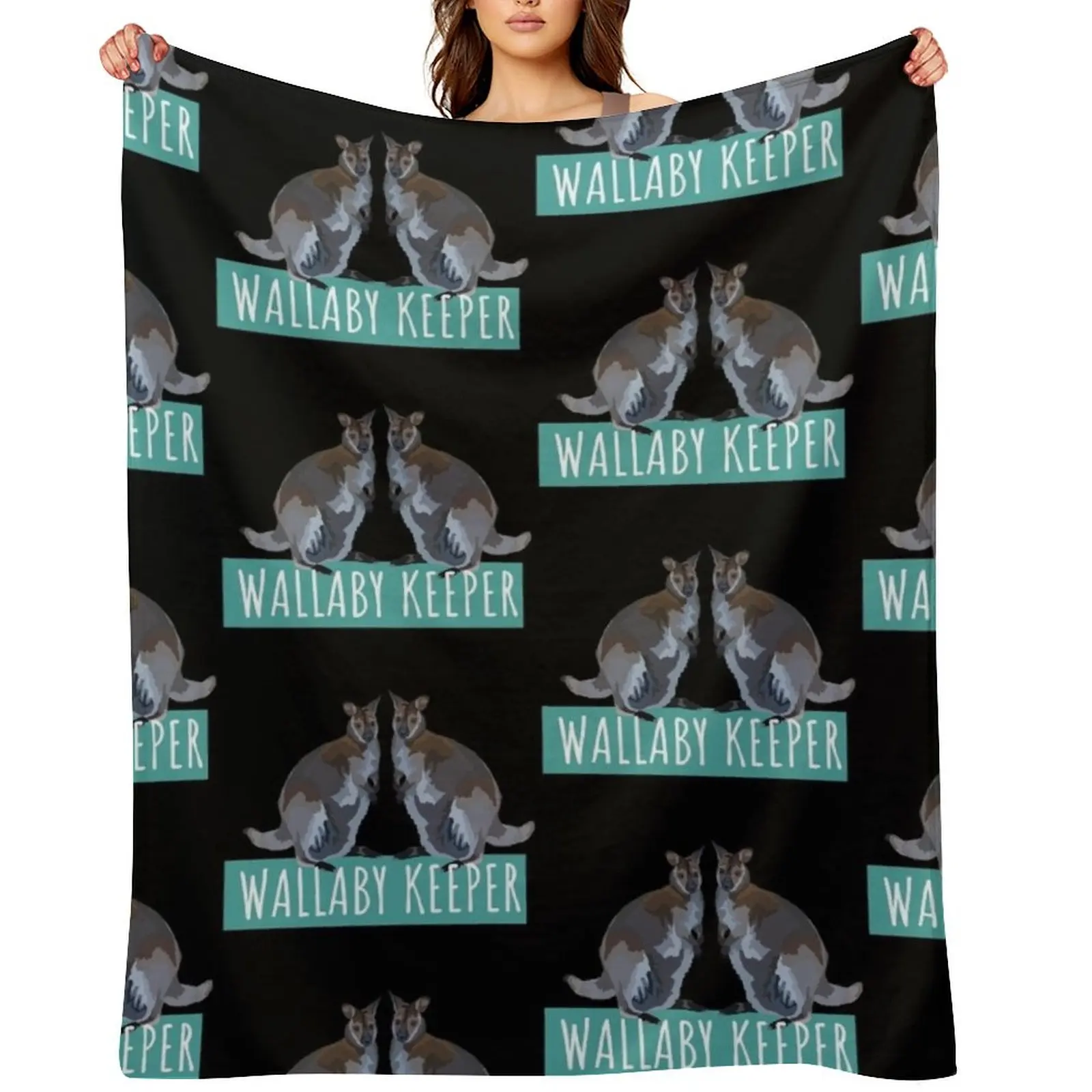 

Wallaby Keeper Throw Blanket Warm for babies Sofa Heavy Blankets