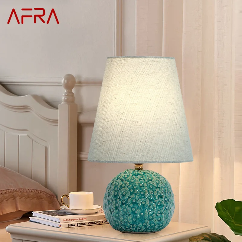 

AFRA Contemporary Table Lamp LED Creative Ceramics Dimmer Desk Light For Home Living Room Bedroom Bedside Decor