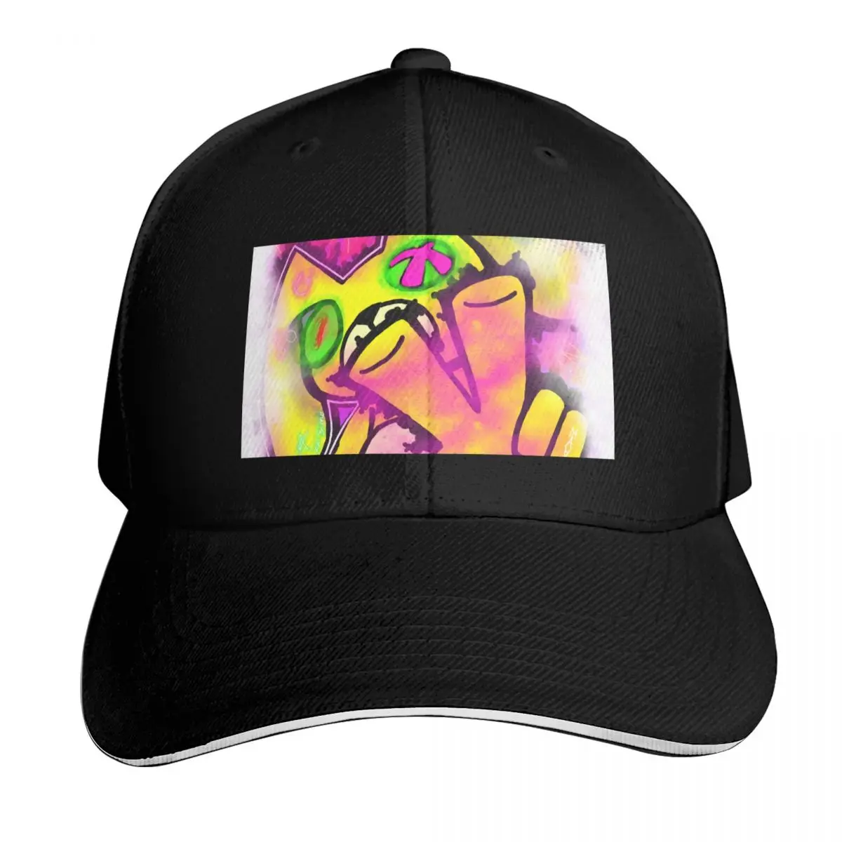 Bunny Baseball Cap Lightweight Packable Gift for Him Her Casual Daily Wear