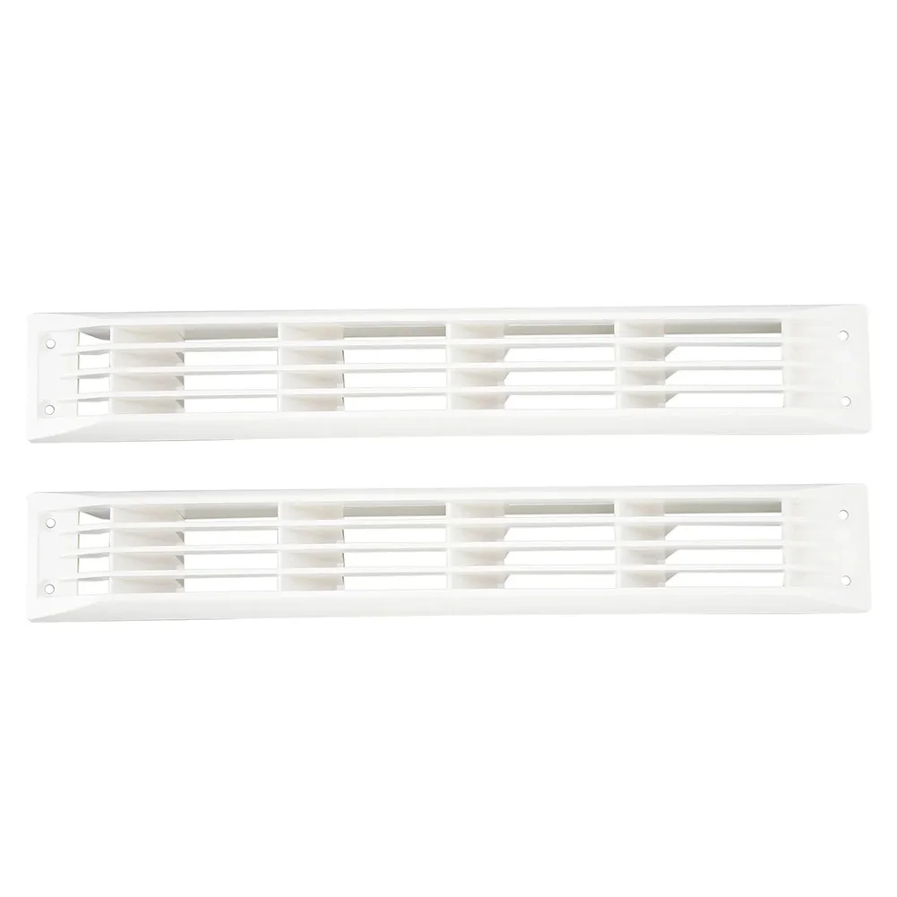 

Ventilation Grill Cover 1 Pair for Caravan RV Made of UV Resistant ABS Suitable for Sidewall Cabinet and Floor Vents