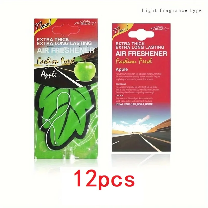 3-60 Stuks Auto Luchtverfrisser Natuurlijke Geurende Thee Papier Auto Opknoping Vanille Parfum Geur Bladvorm Auto accessoires Interieur - afbeelding 1