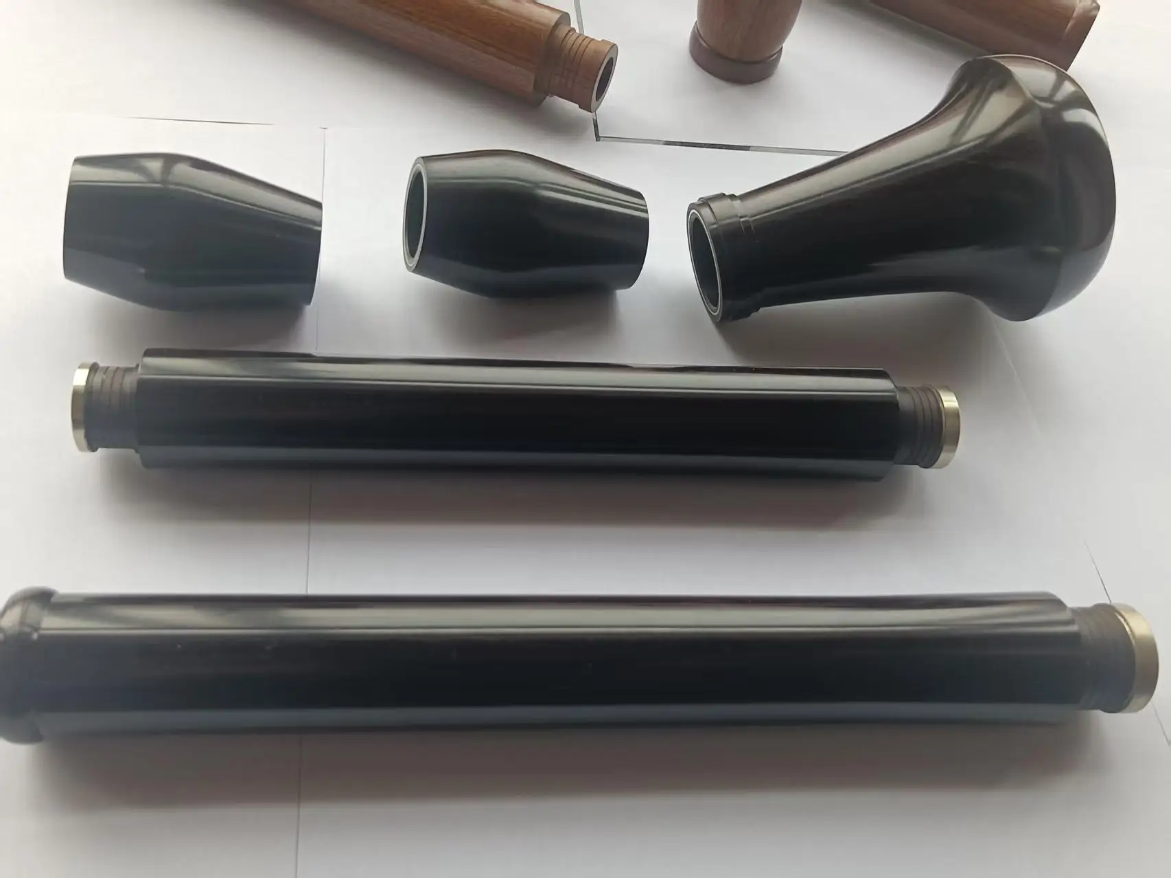 Bb clarinet bell barrel, body ebony, good sound quality