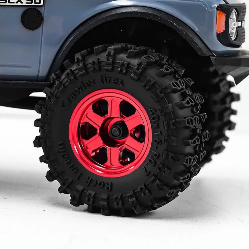 YSUN-Upgrade Accessories 0.7 Inch Tire Hub Kit(4Pcs) For 1/30 Axial SCX30 K10 Ascent-32 RC Car
