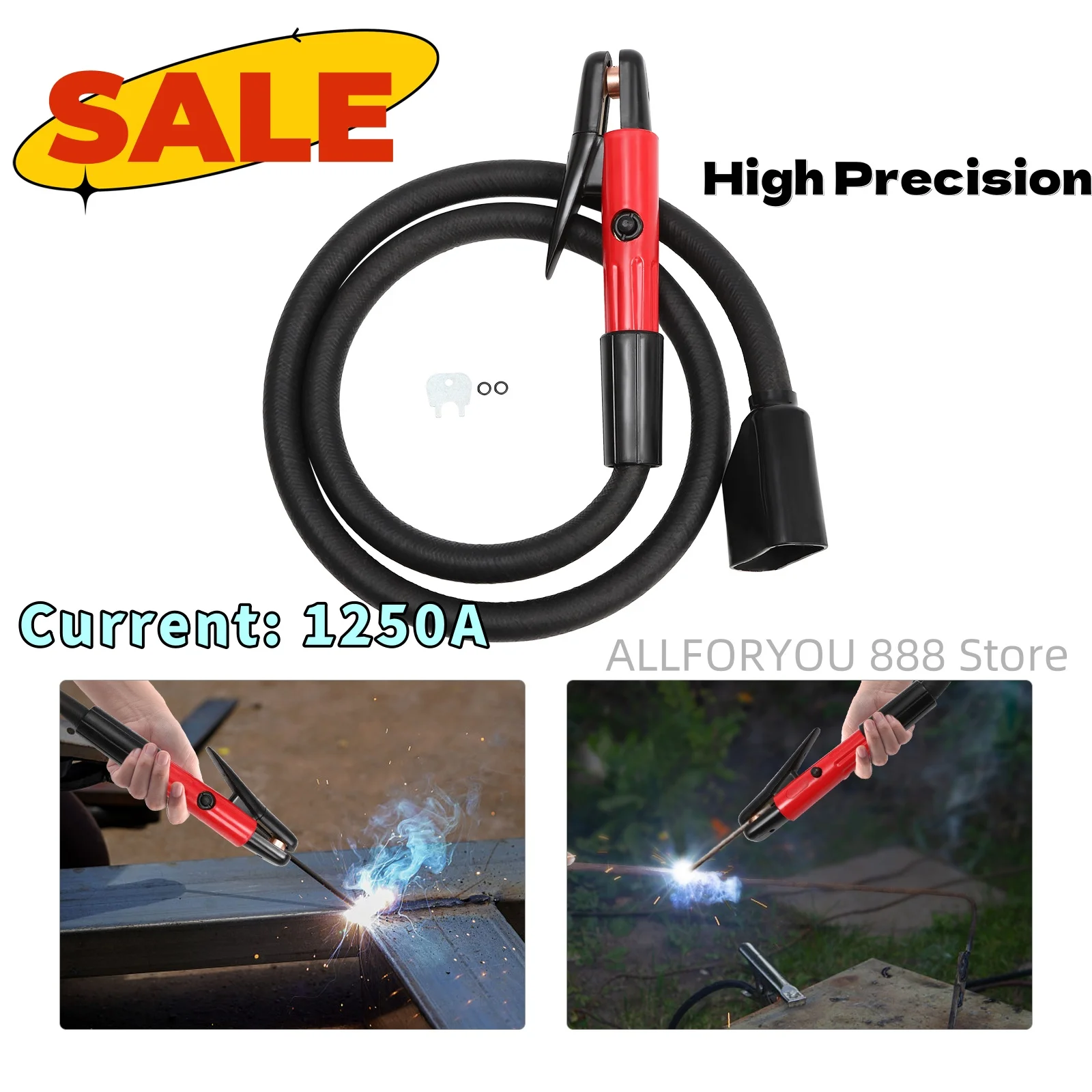 1250Amp Carbon Arc Welding Gouging Torch  With 7' Cable Industrial Grade