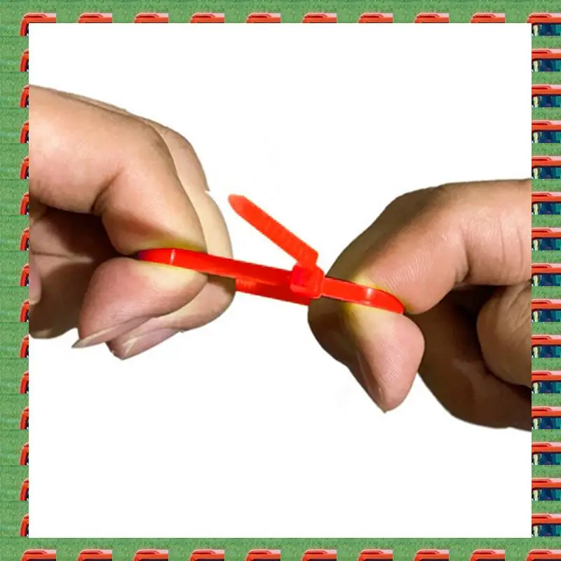 100Pcs Plastic Nylon Cables Zip Ties Multi-Purpose Self Locking Cord  Cable Ties Strap Fastening Loop Reusable Wire Wrap