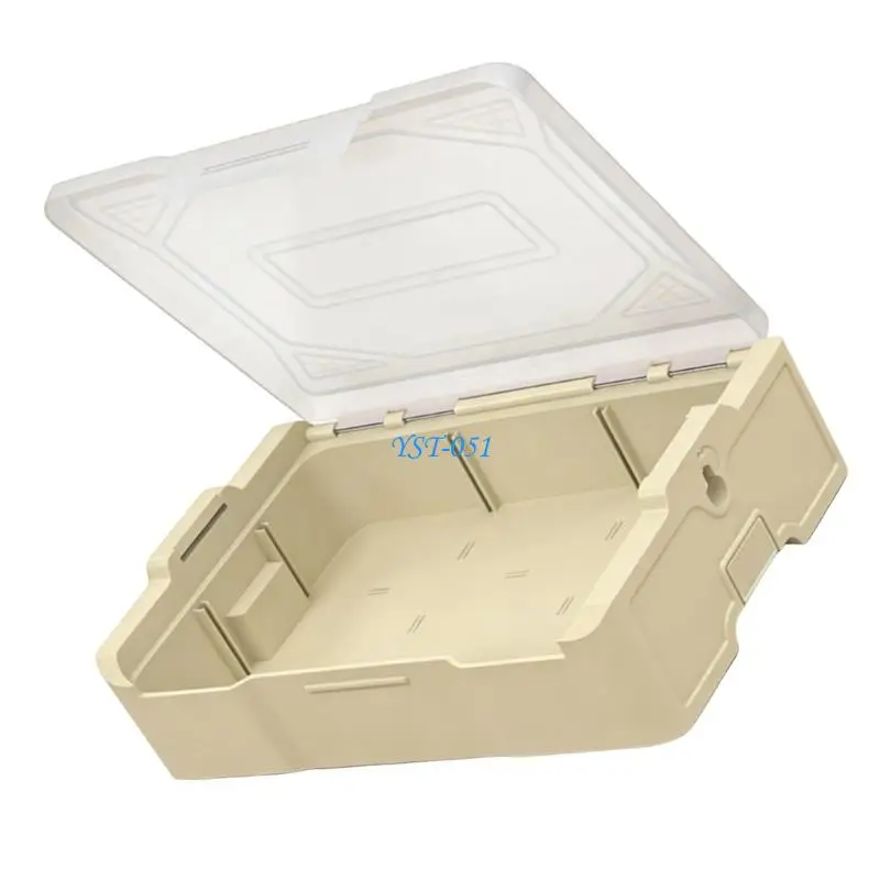 E15A Professional Parts Storage Box with Clear Lid Stackable Container Organizers