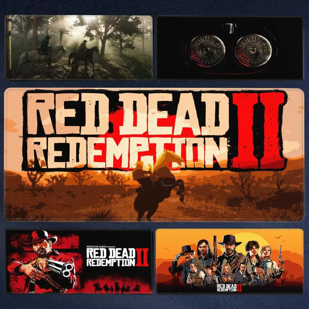 

Red Dead Redemption 2 Gaming Keyboard Mouse Pad Pc Gamer Girl Desk Mat Xxl Anime Cute Mausepad Computer Accessories Mousepad XL