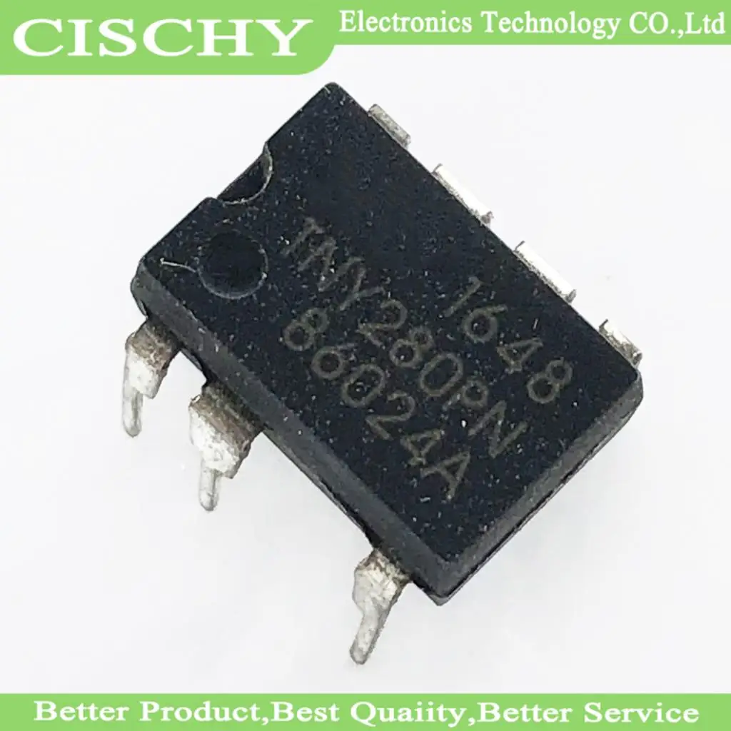 TNY280PN DIP7 TNY280P DIP TNY280 DIP-7, 10 Pièces