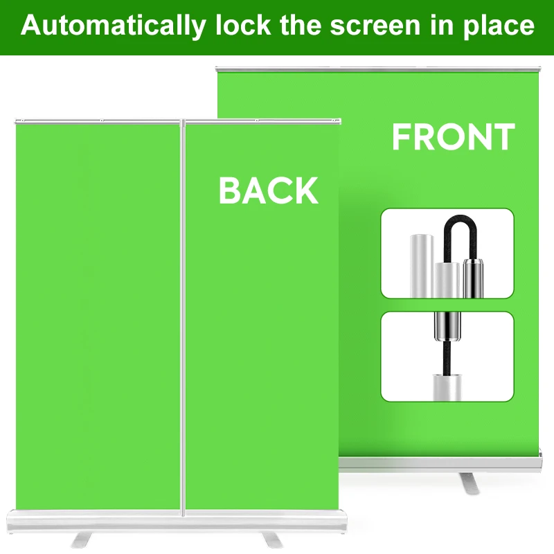 110x200cm Backdrop Chroma Key Silver Base Wrinkle-Resistant Fabric Background Removal Green Screen With Carry Bag For Instagram