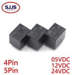 【5-1PCS】Original New SRA-05VDC-AL SRA-12VDC-AL SRA-24VDC-AL -CL 20A 4Pin 5Pin 5V 12V 24V Automobile relay