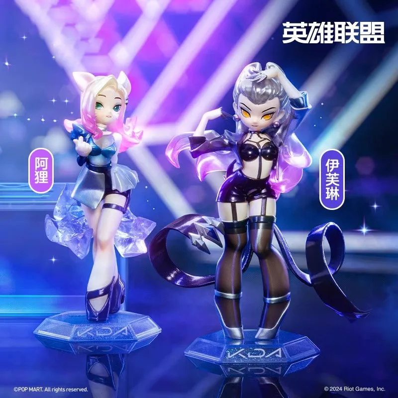 In Stock LoL Game Blind Box Toy K/Da All Out Girl Group Series Collection Model Figurine Game Desktop Decor Christmas Gifts Toy