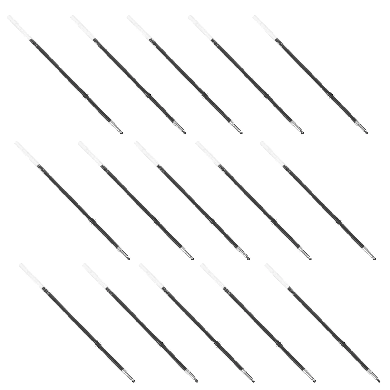 

100Pcs Retractable Ballpoint Pen Refills Black Ink 0.7mm Smooth Writing Replacement Office School Supplies Pen Refills Black