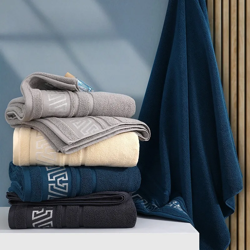 

Cotton bath towel thickened and enlarged 80x160, household daily super absorbent towel, all cotton towel