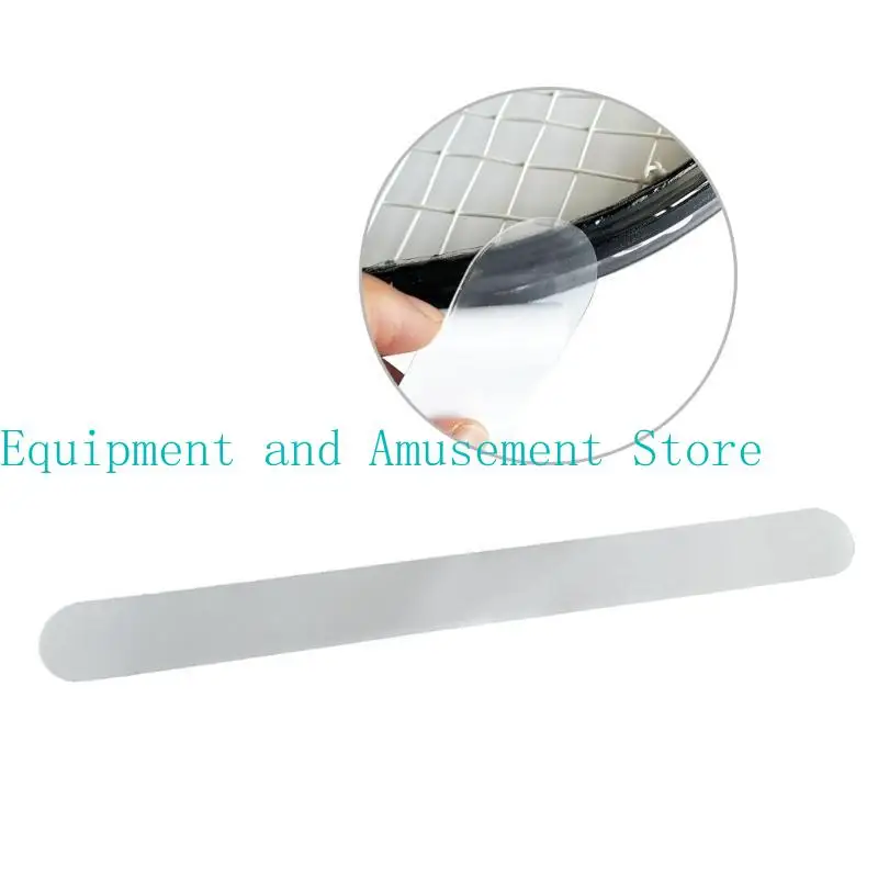 

652F Tennis Rackets Paddle Head Protections Tape Sticky Racquet Head Guard Clear Protections Tape Sticker Easy to Use