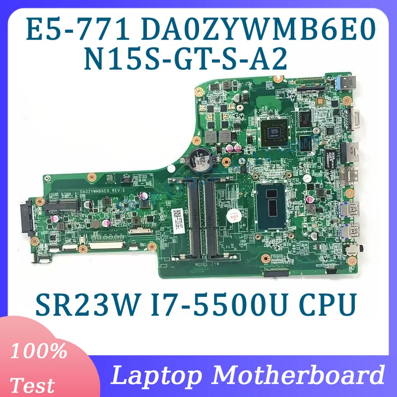 

Материнская плата DA0ZYWMB6E0 с ЦП SR23W I7-5500U