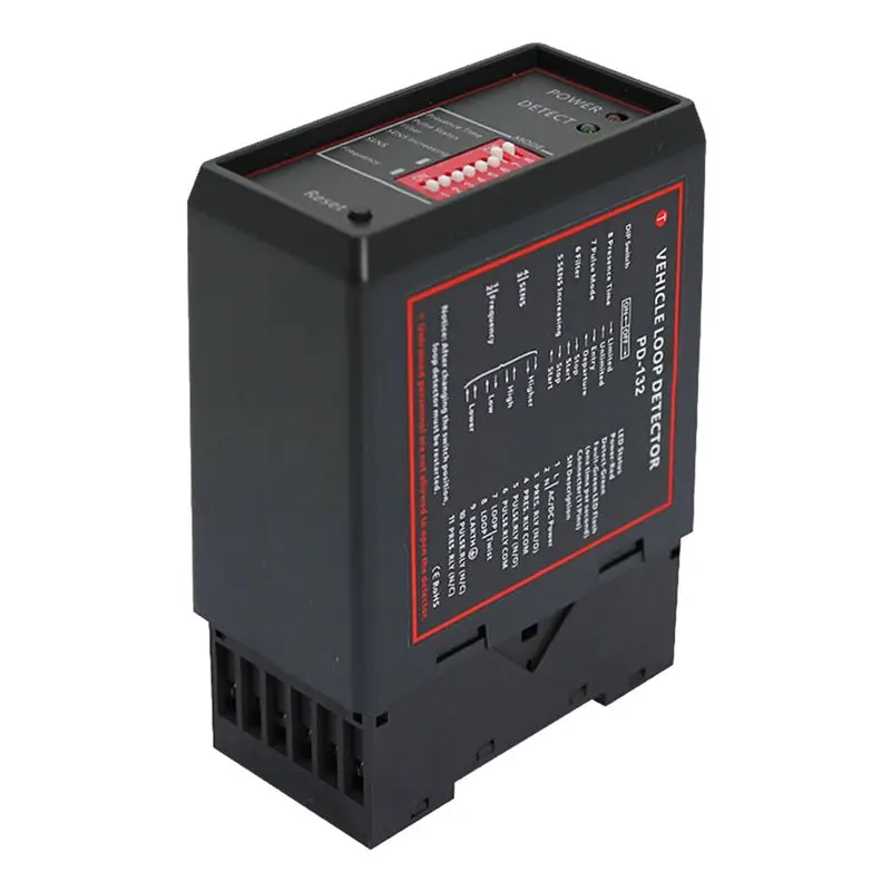 -[33A Tvdae] 4X PD132 Single Channel Inductive Vehicle Loop Detector For Car Parking Lot Vehicle Loop Detector ENGLISH VERSION