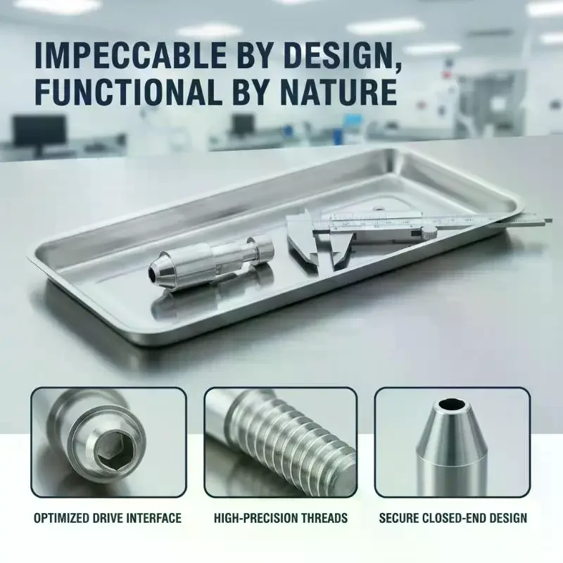 Prosthetic Kit for Retained Dental Solutions Featuring Titanium Multi Unit Analog