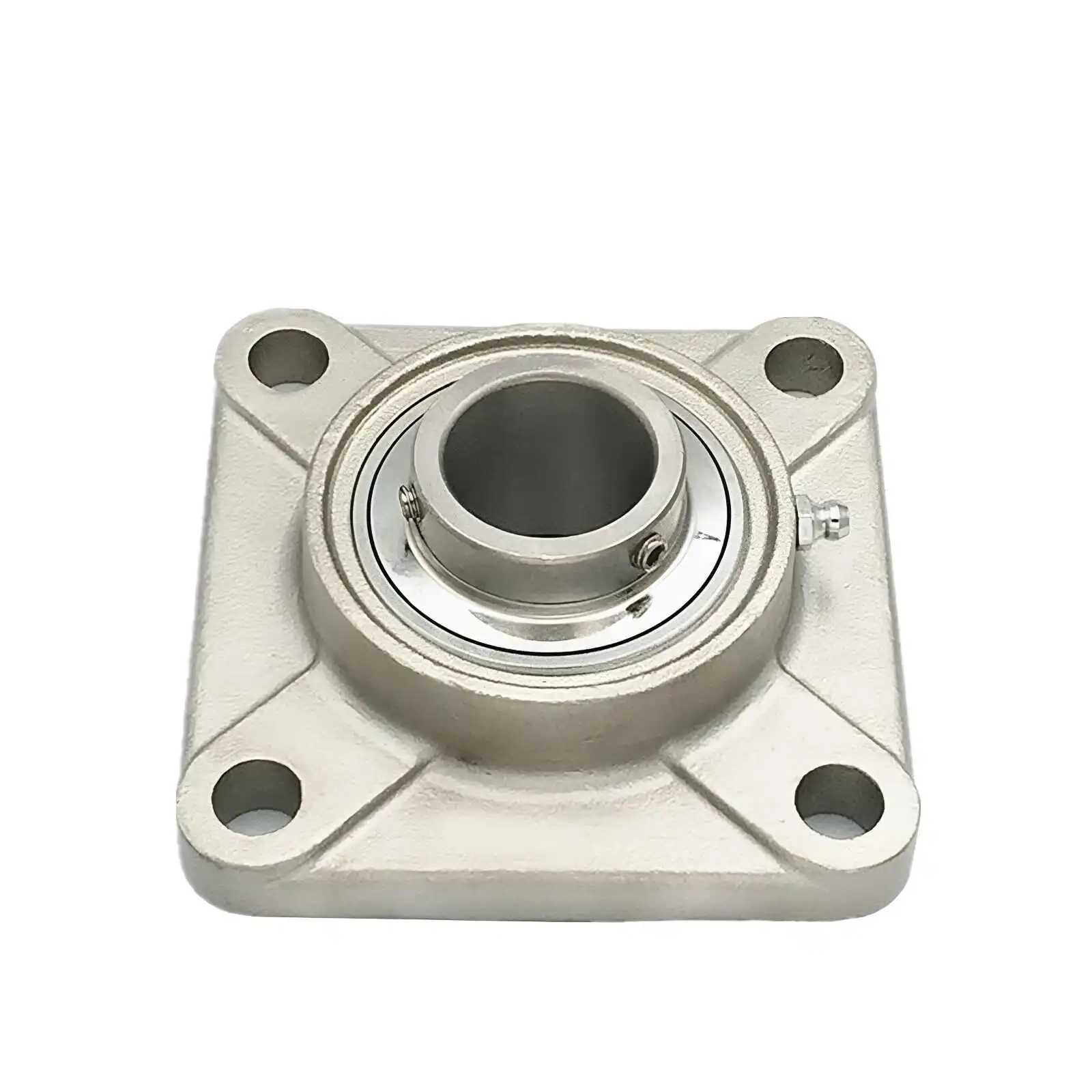 Stainless Steel Insert Bearing Square Flange Housing SUCF201-214 ID 12-70mm 202/304 Material