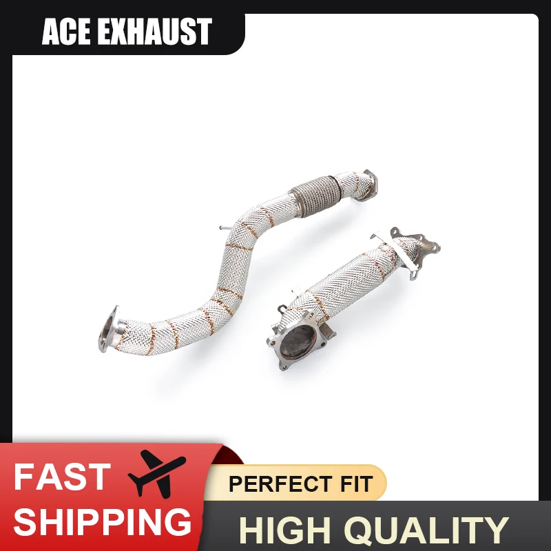 ACE Downpipe for Honda Civic Type-R FL5 2.0T Lossless Installation SUS304 High Performance three Ternary Catalytic Header