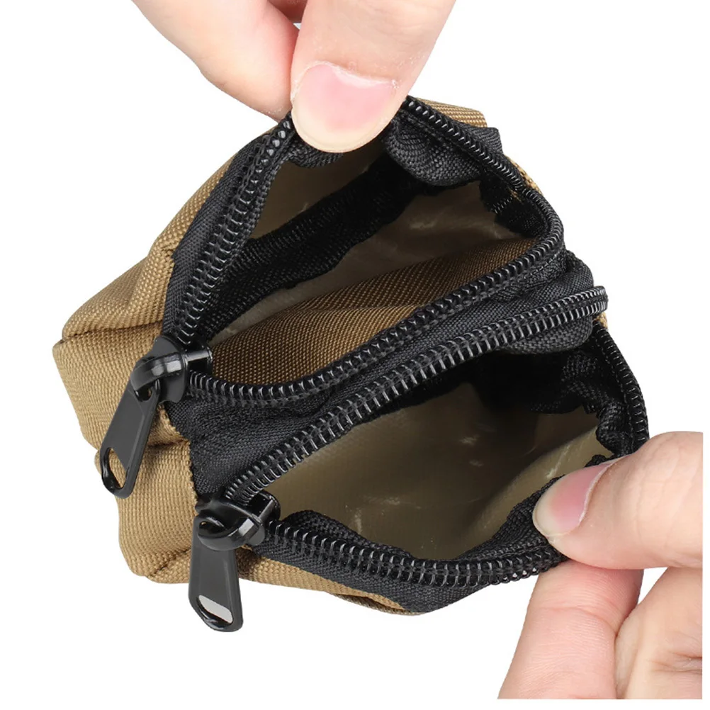 

Tactical Fanny Pack Belt Wallet Waist Coin Purse Multifunction Outdoor Bag Khaki Small Man