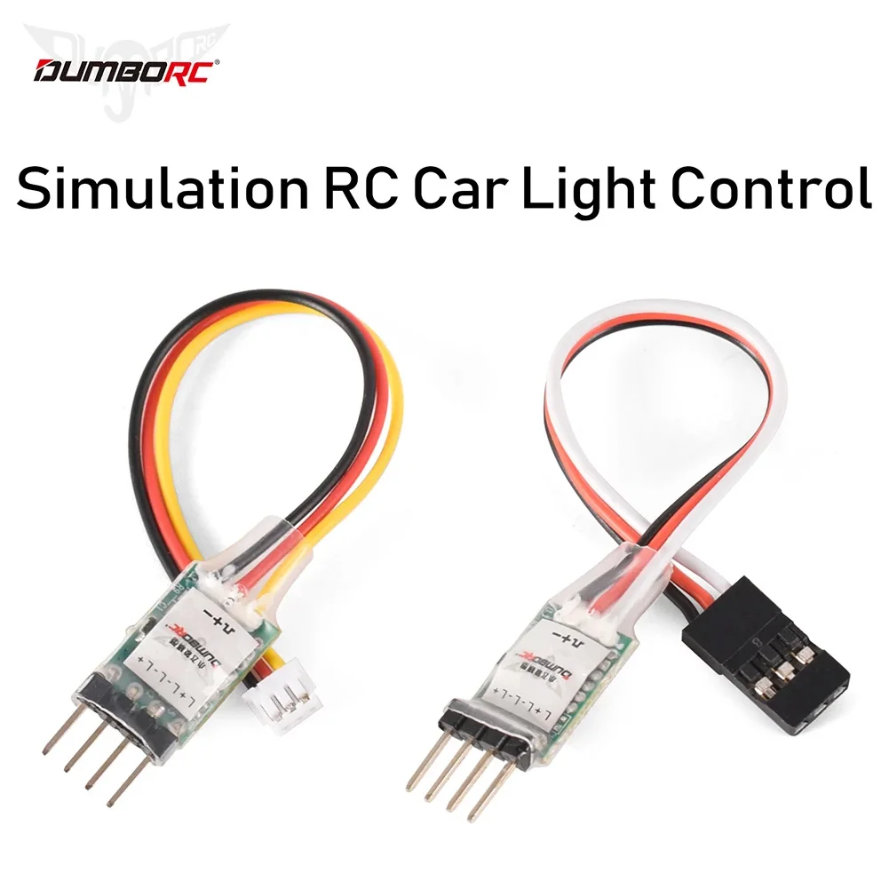 DUMBORC RC Light Controller LED Switch Panel System Turn on/Off 3CH dla RC Car Vehicle RC Mini Car Fixed Wing Aircraft Parts