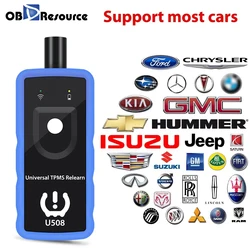 OBDResource Universal Car TPMS Reset Tool Car Tire Pressure Monitoring Sensor Tool U508 for Ford Opel Jeep GMC Chevrolet