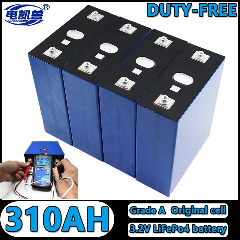 

3.2V 310ah lifepo4 rechargeable battery，DIY 12V 24V 48V RV boat Solar System Golf outdoors Camping Energy storage Grade A Cells