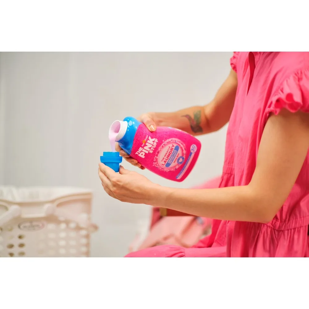Miracle Liquid Laundry Detergent for Sensitive Skin Hypoallergenic Rhubarb Scent 32.5 oz Bottle Gentle on Skin 30 Washes Eco Friendly Cleaning view 4