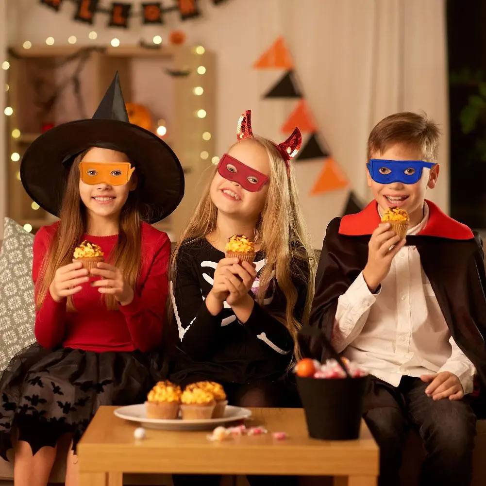 Bandeau pour les yeux pour Halloween, 5 pièces, fournitures de Cosplay pour spectacle de Festival fantôme, accessoires pour Costume de bal d'halloween H7b8