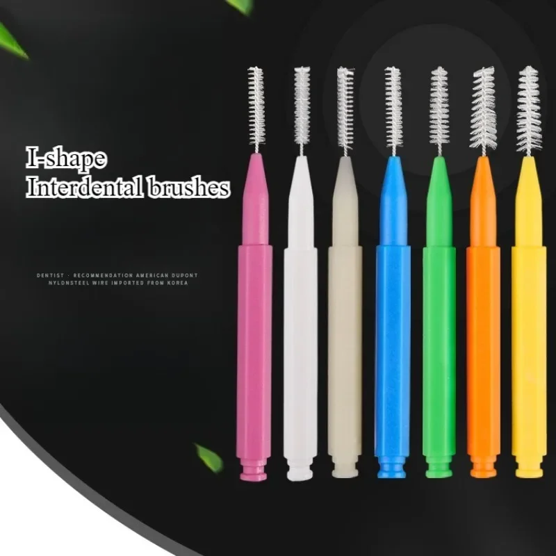 200Pcs I Type Interdental Brushes Teeth Health Care Interdental Cleaner Orthodontic Dental Tooth Brush Oral Hygiene Tool