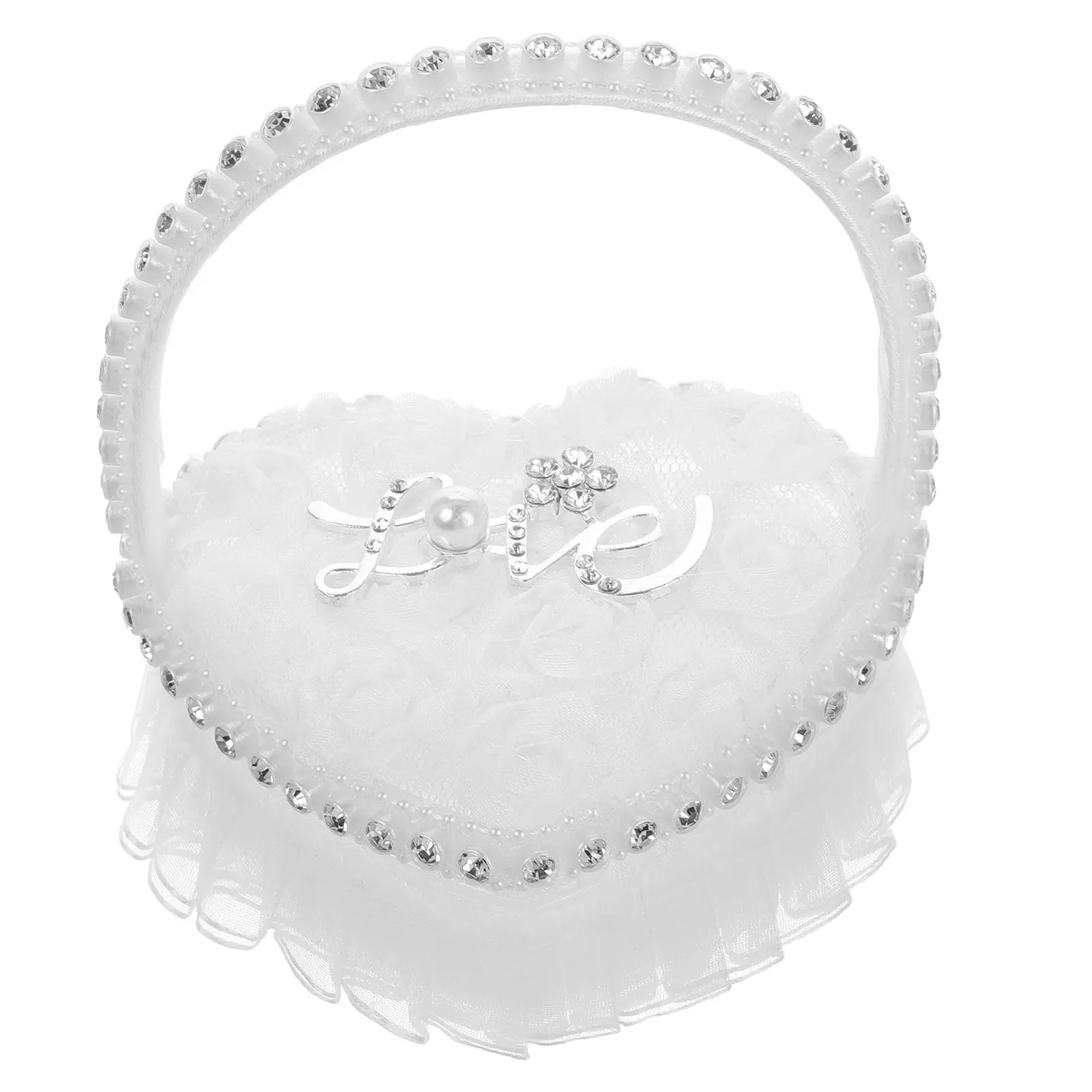 

Декоративная подушка-держатель для колец для свадебной церемонии и предложения руки и сердца, подушка для кольцевого оберега.