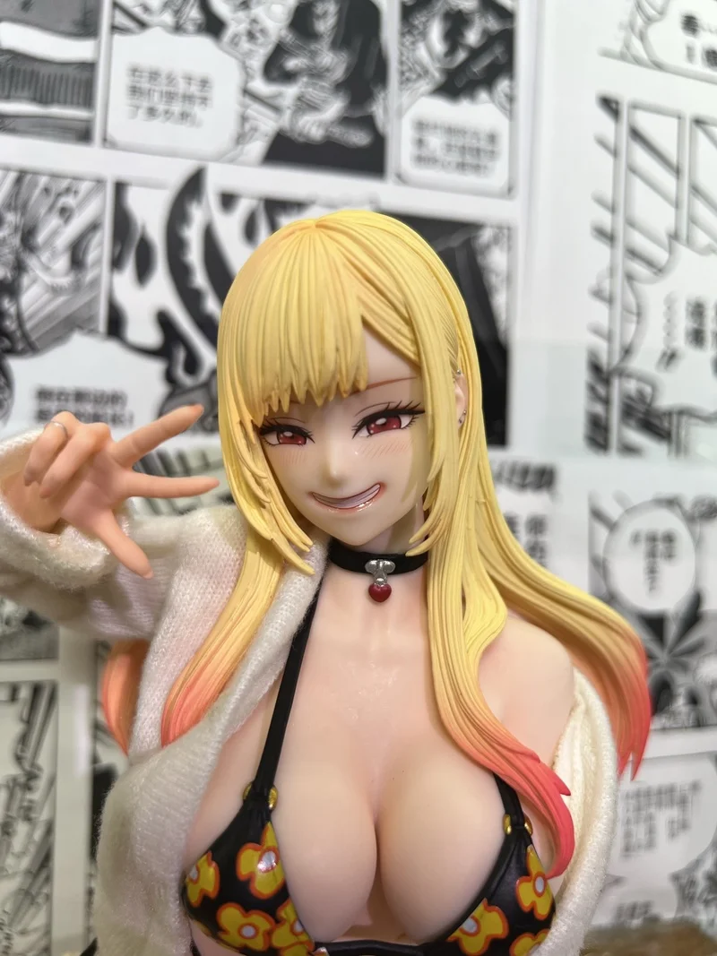 18cm Anime Gk Figure Marin Kitagawa Bikini Version My Dress Up Darling Pvc Collectible Statue Desktop Ornament For Collectors view 6