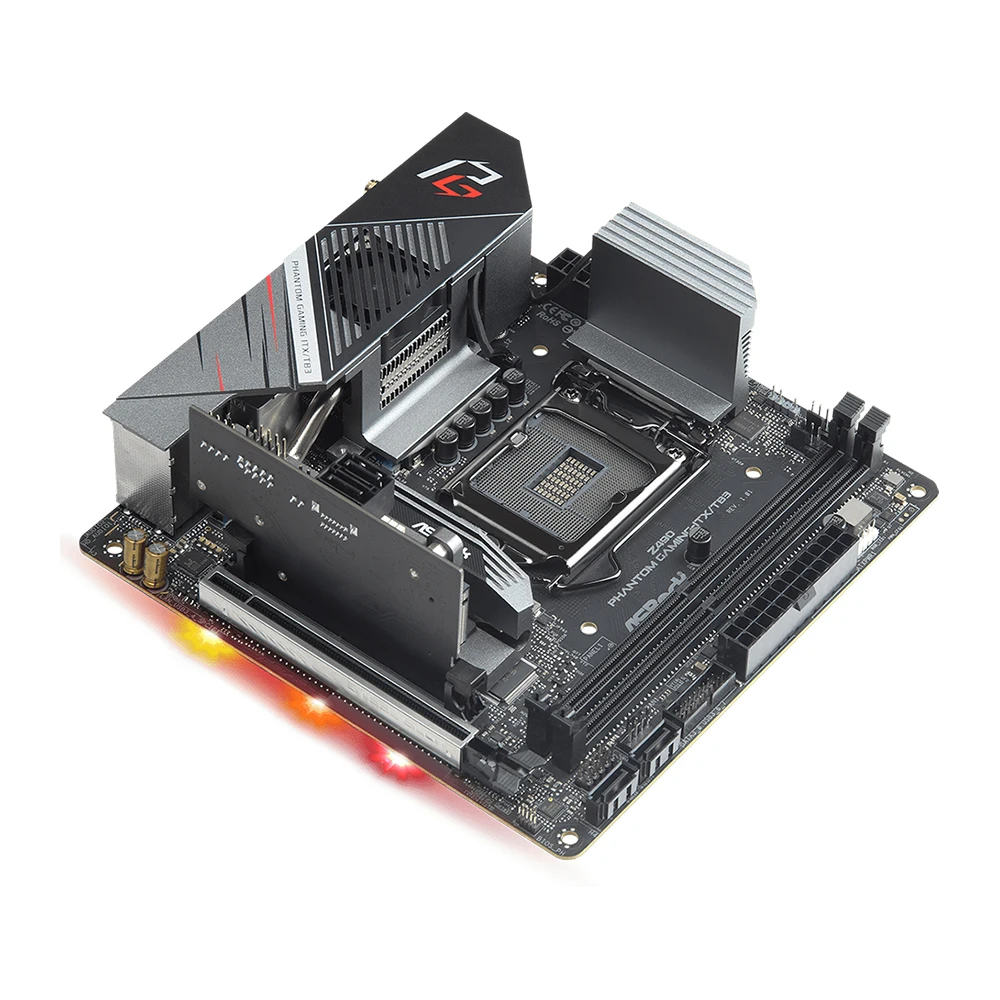 ASRock Z490 ITX Motherboard Supports i9-11900KF 10900K i7-11700K 10700F i5-11600 10400 CPU DDR4 4666MHz+ M.2 NVME HDMI Mini ITX