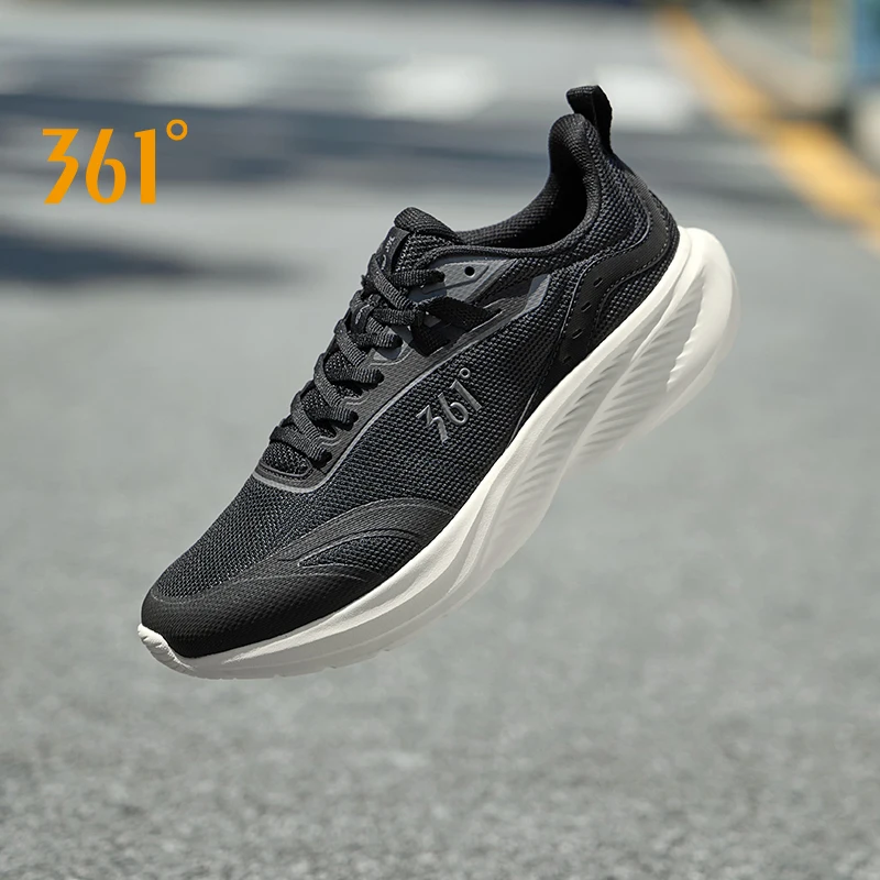 

361 Degrees Men Running Shoes Durable Lightweight Cushioning Breathable Non-slip Stable Shock-Absorbing Male Sneakers 672512222F