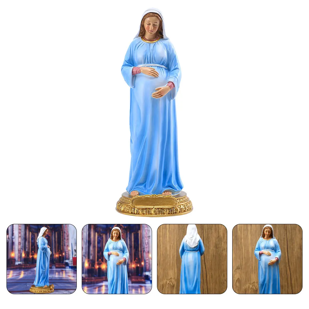 

God Statue Ornament Christmas Decor Resin Figurine Decorations Home Mother