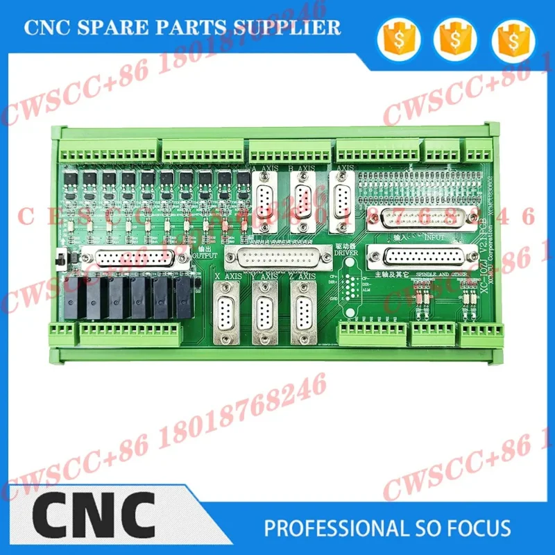 

Integrated Adapter Io Board With 4Pcs Db25 Parallel Port Cable For Xc609M Xc709M Xc809M Xc609D Xc709D Xc809D Xc609T Xc809T