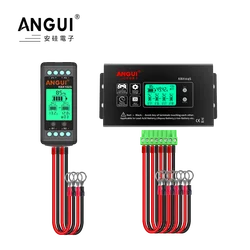 ANGUI Battery Monitor Balancer 4S Battery Equalizer LCD Active Gel AGM Lead Acid Li li-ion LiFePO4 4S 4P 12 24 36 48 96 V