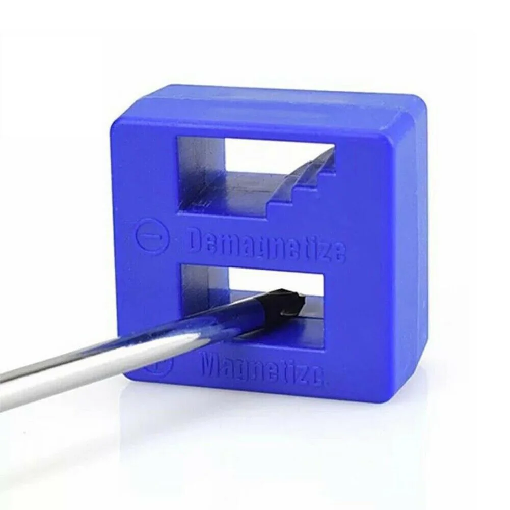 Accessories Magnetizer Nutdrivers Plastic 2 Pcs 53*50*29mm Demagnetizer Tool For Steel Tools Screwdriver 2 In 1