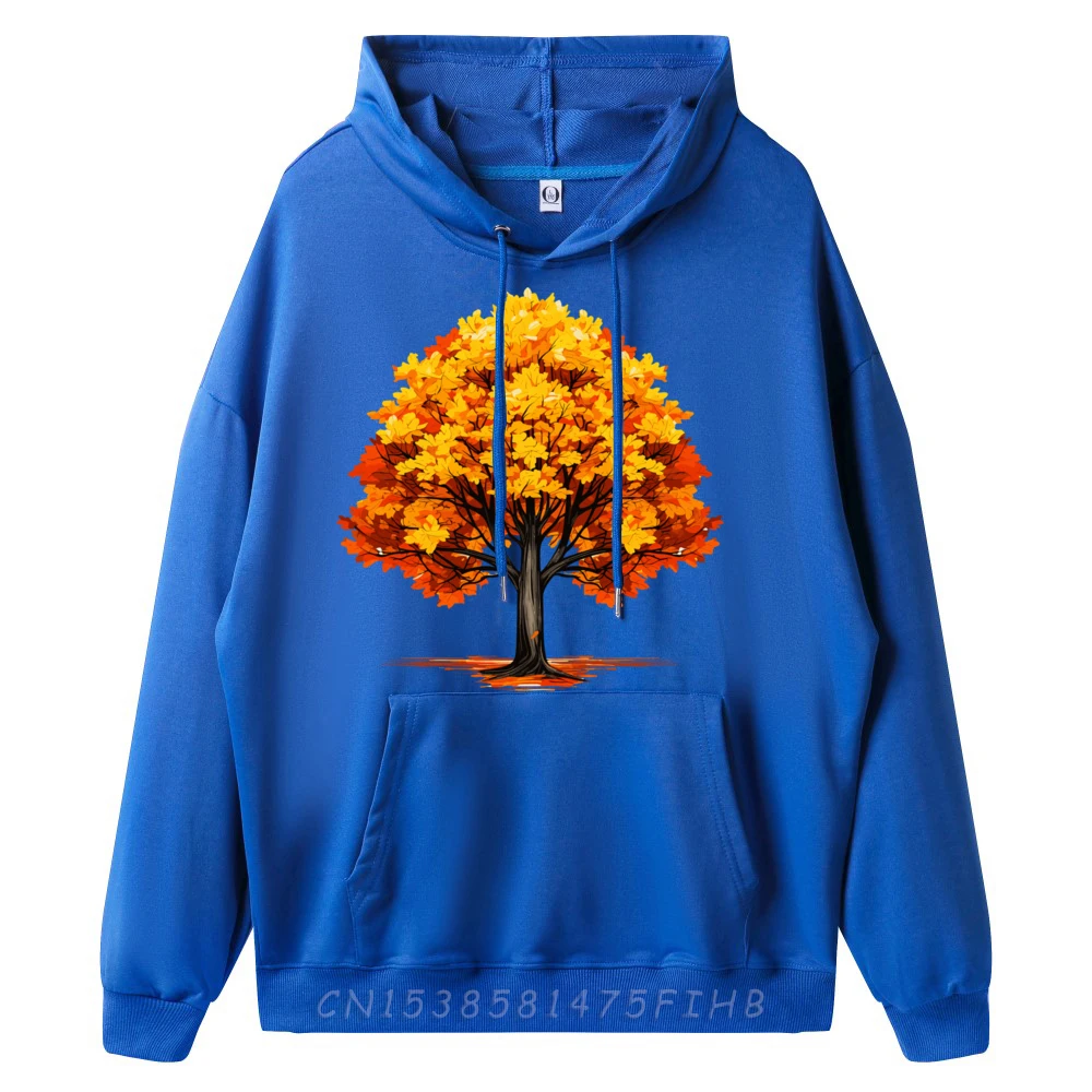 Maple Tree Leaf Autumn Fall Leaves For Men Funny Pullover Hoodies Men Meme Hoodie Crazy Man Sweatshirts