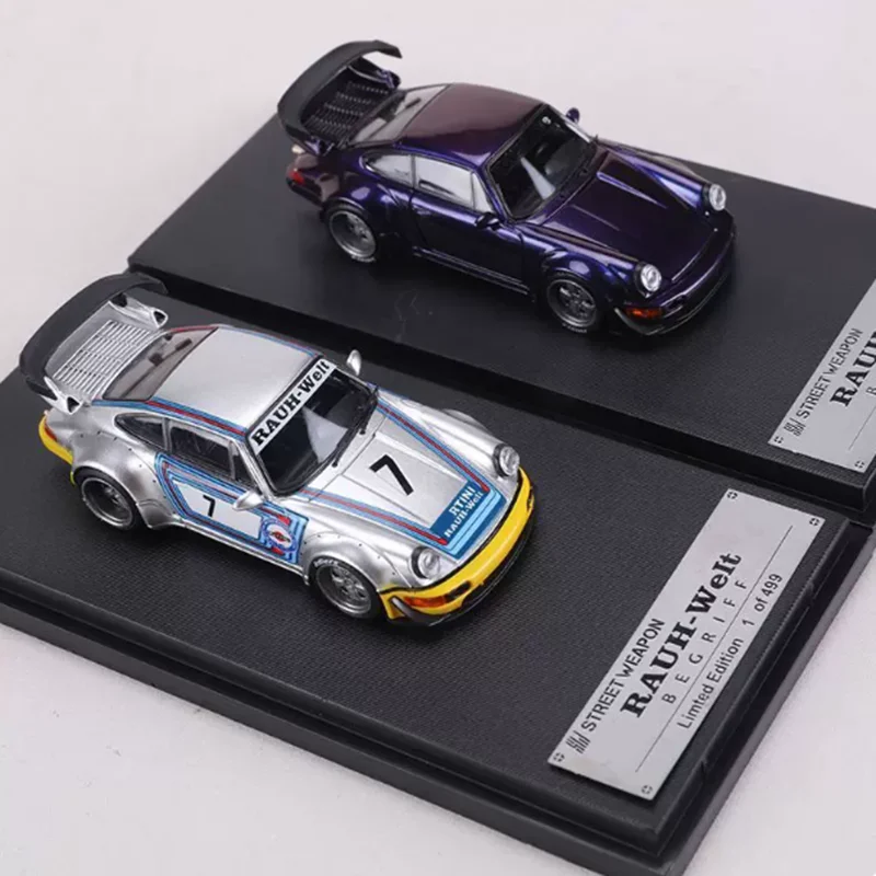 SW 1:64 Scale RWB964 Wide Body Alloy Simulation Car Model Static Collection Decorated Holiday Gifts Toys Souvenir Gift