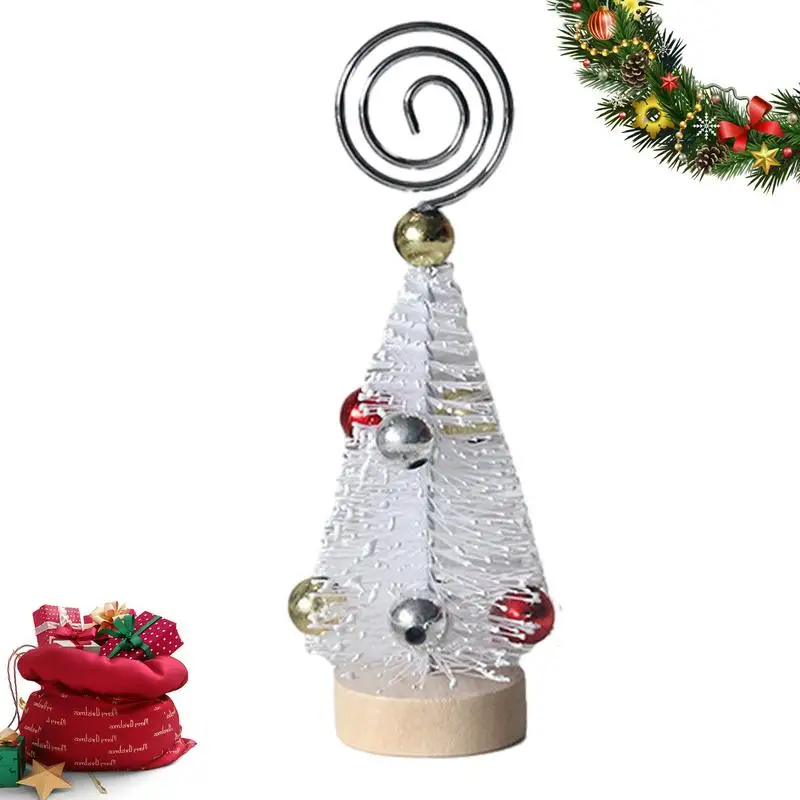 Настольные держатели для заметок Настольные держатели для фотографий с сосновой иглой Дизайнерские принадлежности для карточек для обеденного стола Журнальный столик Прикроватная тумбочка