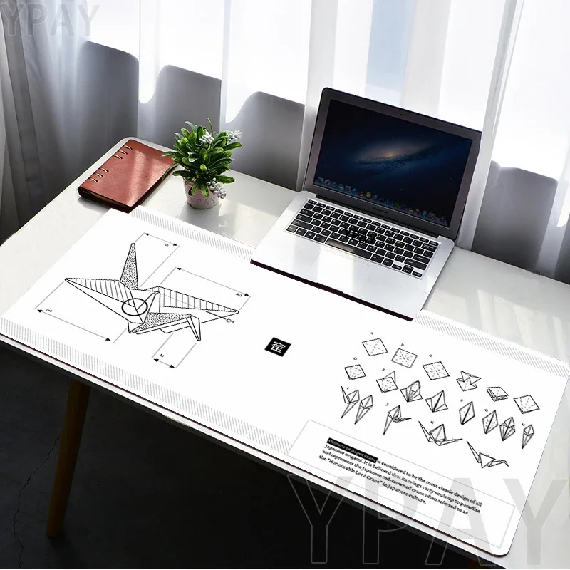 Schwarz-weiße Mauspads, großes Mauspad, Gaming-Mauspad, große Gamer-Mauspads, XXL-Gummi-Tastaturmatten, Schreibtischunterlage, Overlock