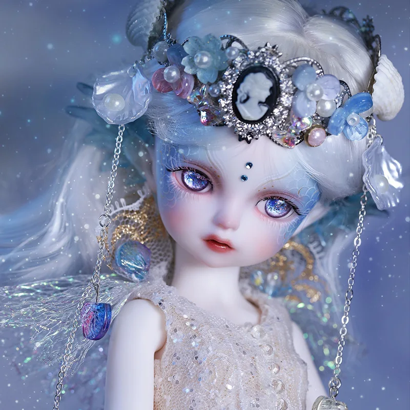 Lucia BJD Doll 1/6 Mermaid Fish Tail Fullset Anime YOSD Resin Pure Handicraft Art Doll