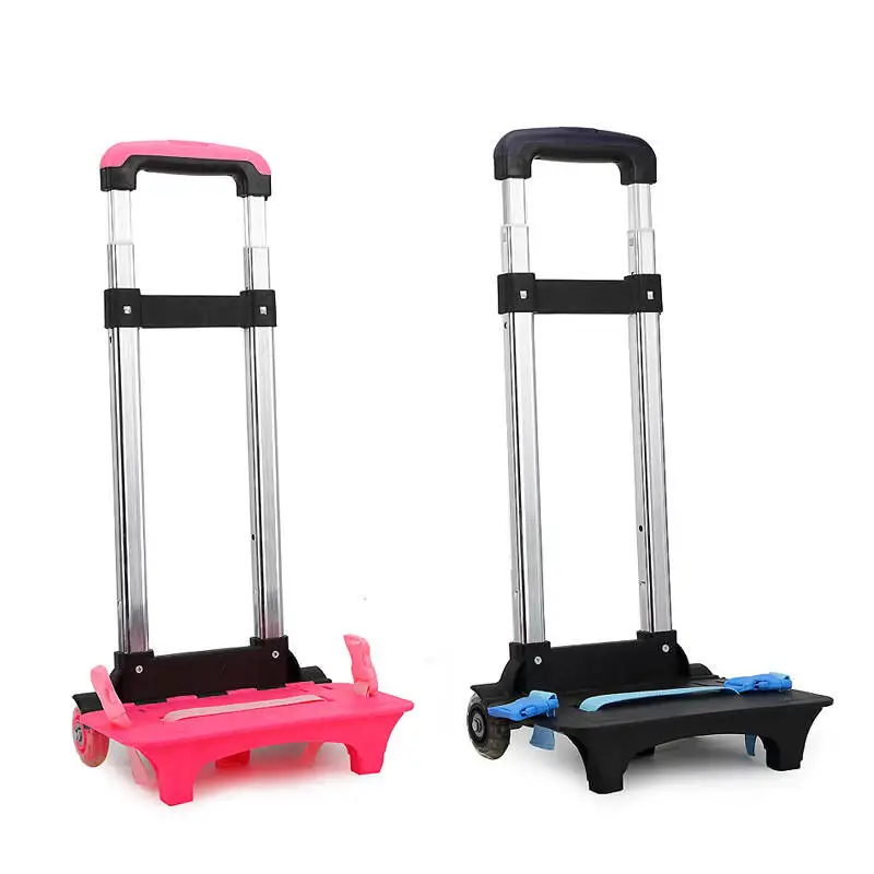 Foldable Luggage Travel Durablel 2 Wheel Pullling Rod Carrier Student Backpack Pet Bag Trolley Rack Wheels Bags Parts
