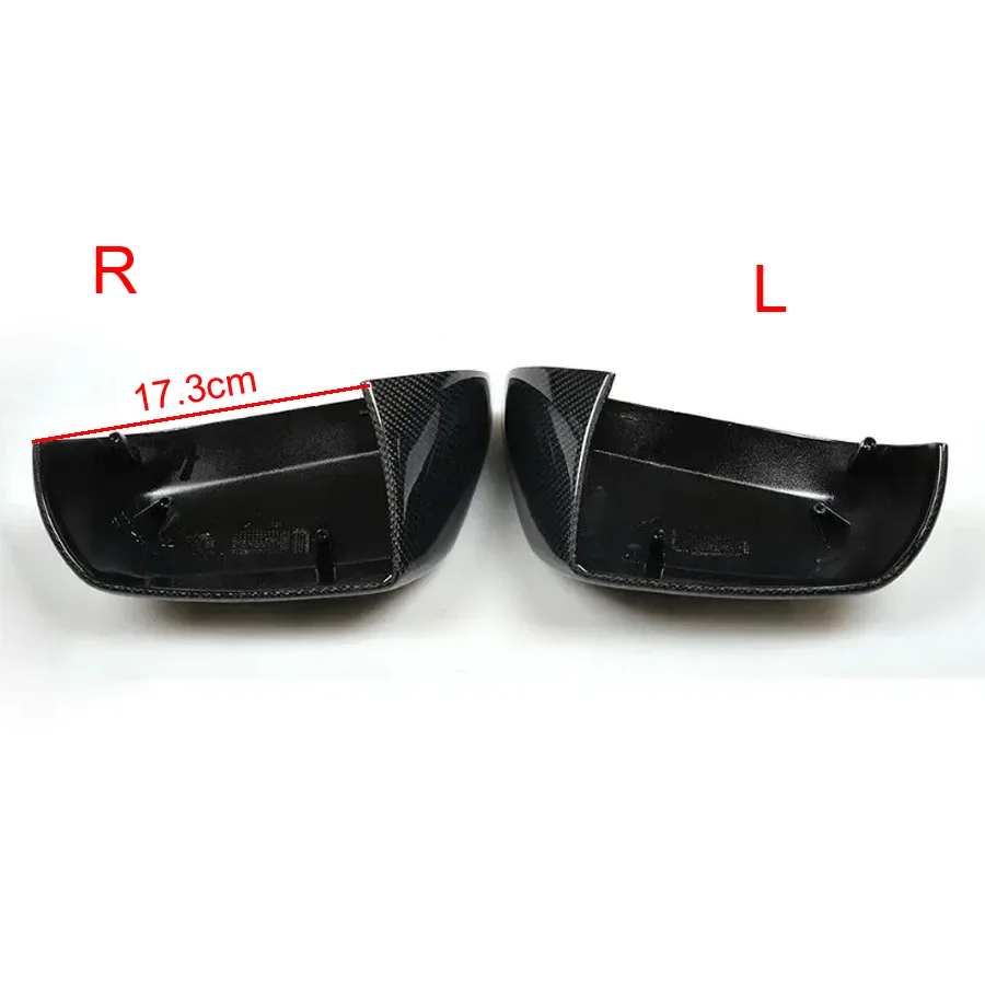 For Cadillac ATS Car Accessories Outside Reverse Mirrors Cover Cap Wing Door Side Mirror Housing Shell  Carbon Fiber 1 Pair