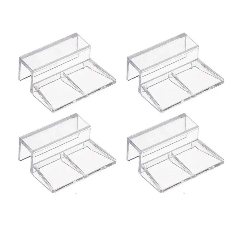 4Pcs/Set Acrylic Fish Tank Lid Cover Support Holder 6-12mm Multifunctional Glass Aquarium Top Cover Support Rack Aquarium Stands